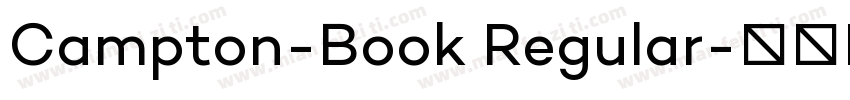 Campton-Book Regular字体转换